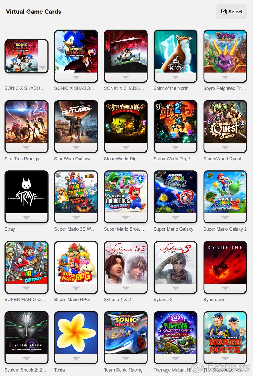 Switch 2 +1TB SD card,pojištění,účet 230 her,Amiibo,ovladače - 17