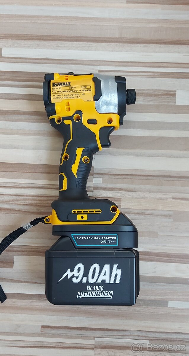 Redukce-adaprér, nářadí DeWALT na Aku Makita 18V,TOP. - 17