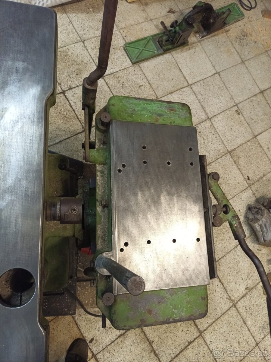 Trojkombinace BAUERLE – litinová pila / frézka / dlabačka - 17