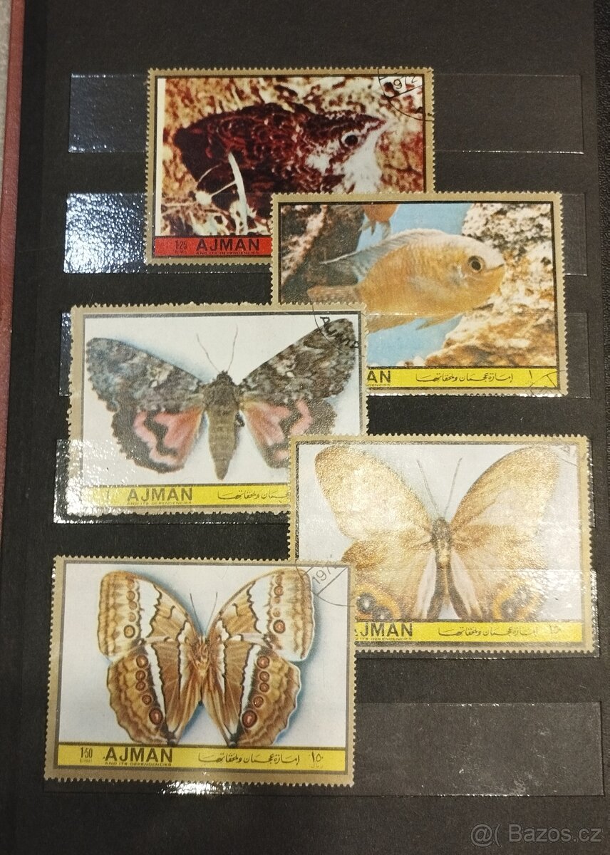 Sbírku známek známky 4x album č1 - 17