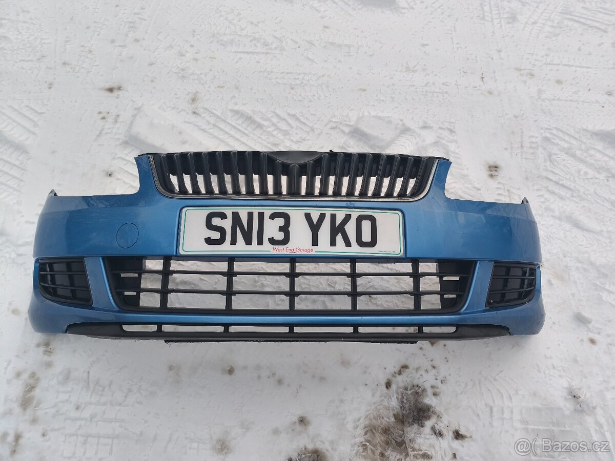 Skoda Fabia 2 facelift - přední nárazník - 17