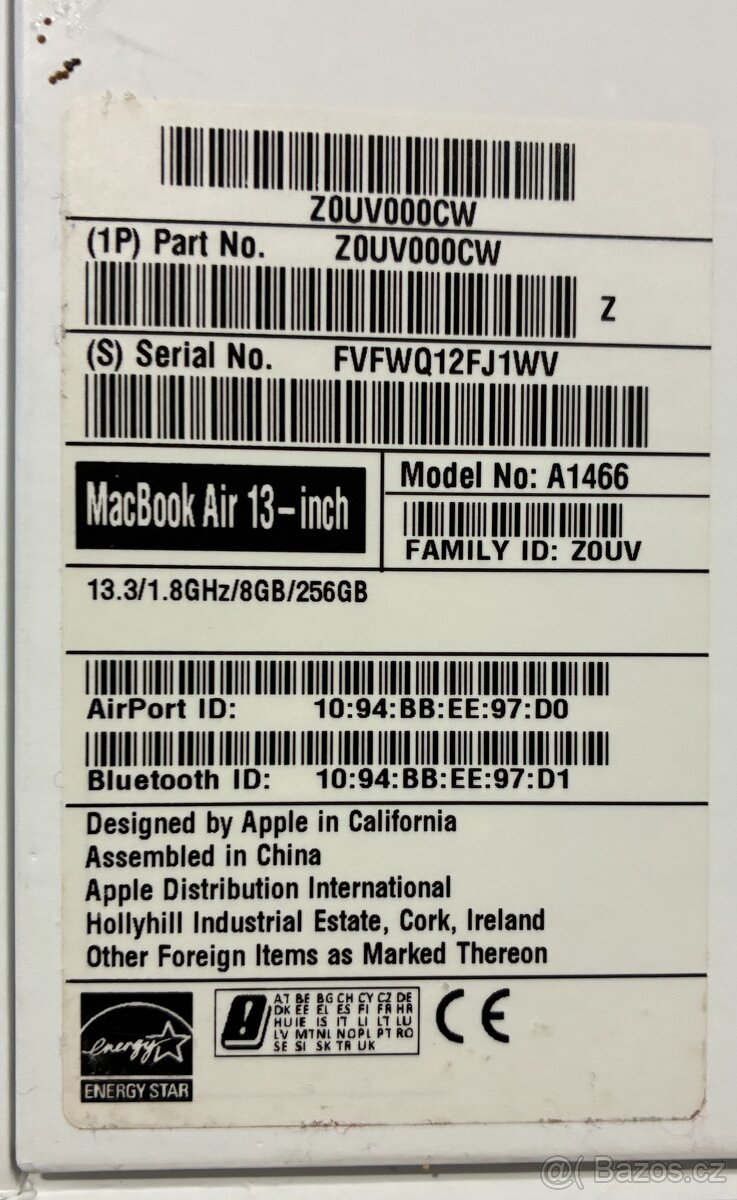 MacBook Air 13” 256GB 2017 - 17