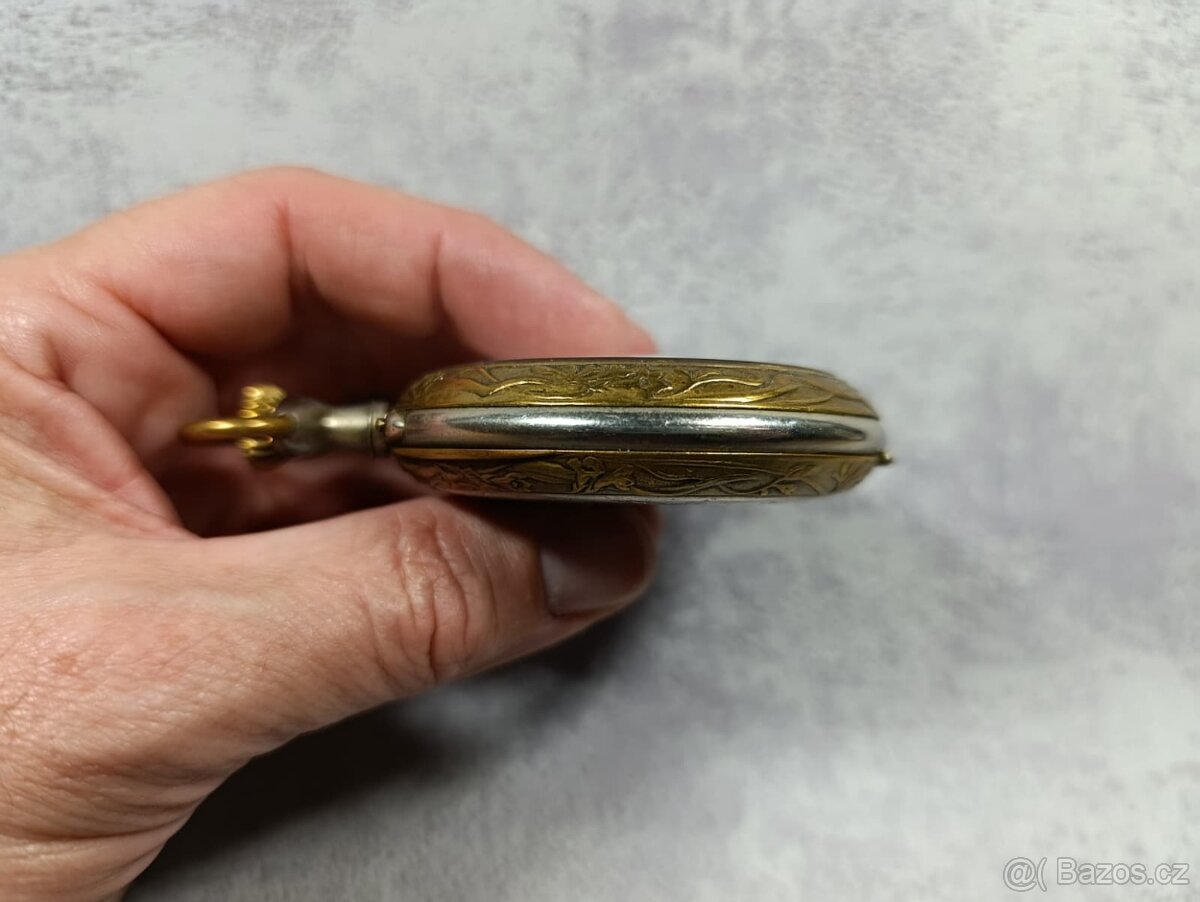 Obrovské 67mm kapesní hodinky Régulatéur, 192g - 17