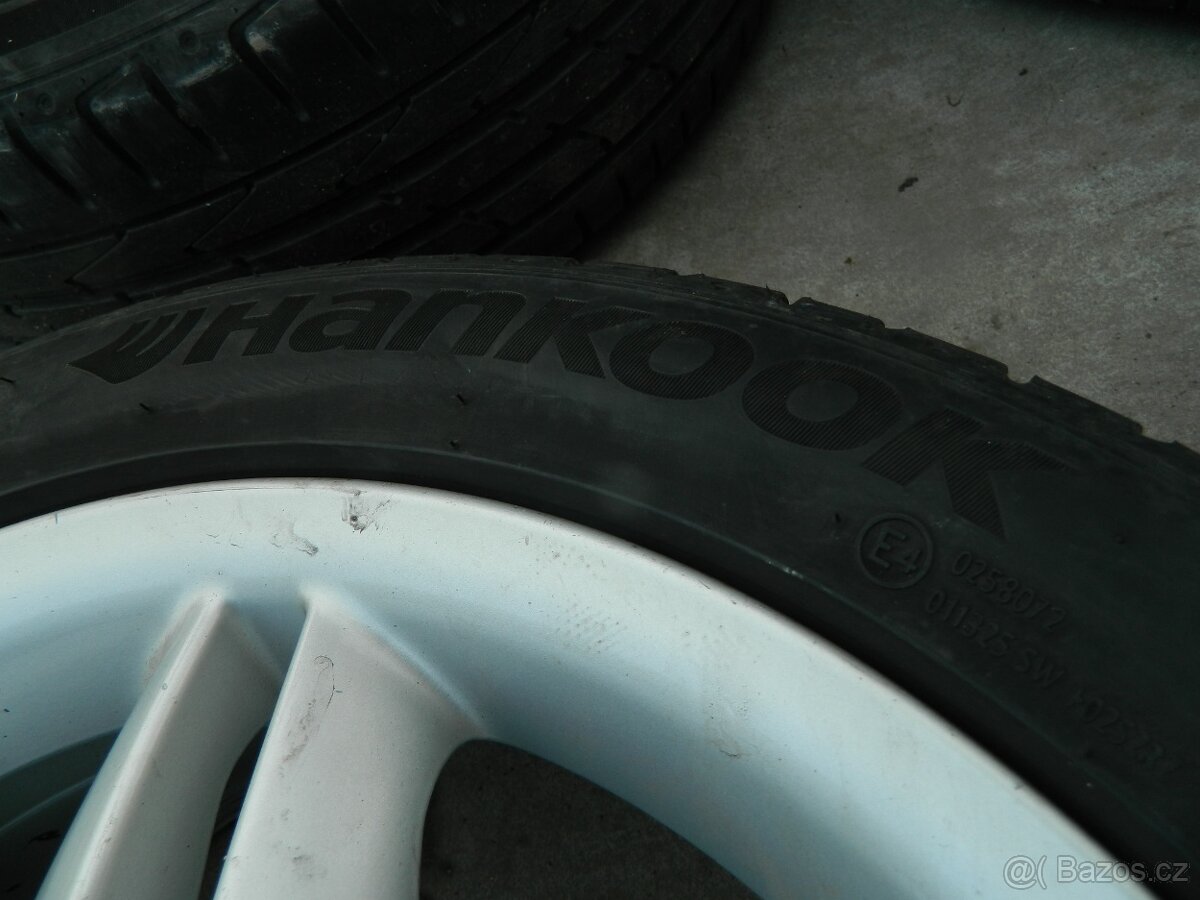 alu kola 5x100+letní pneu R17 - 17