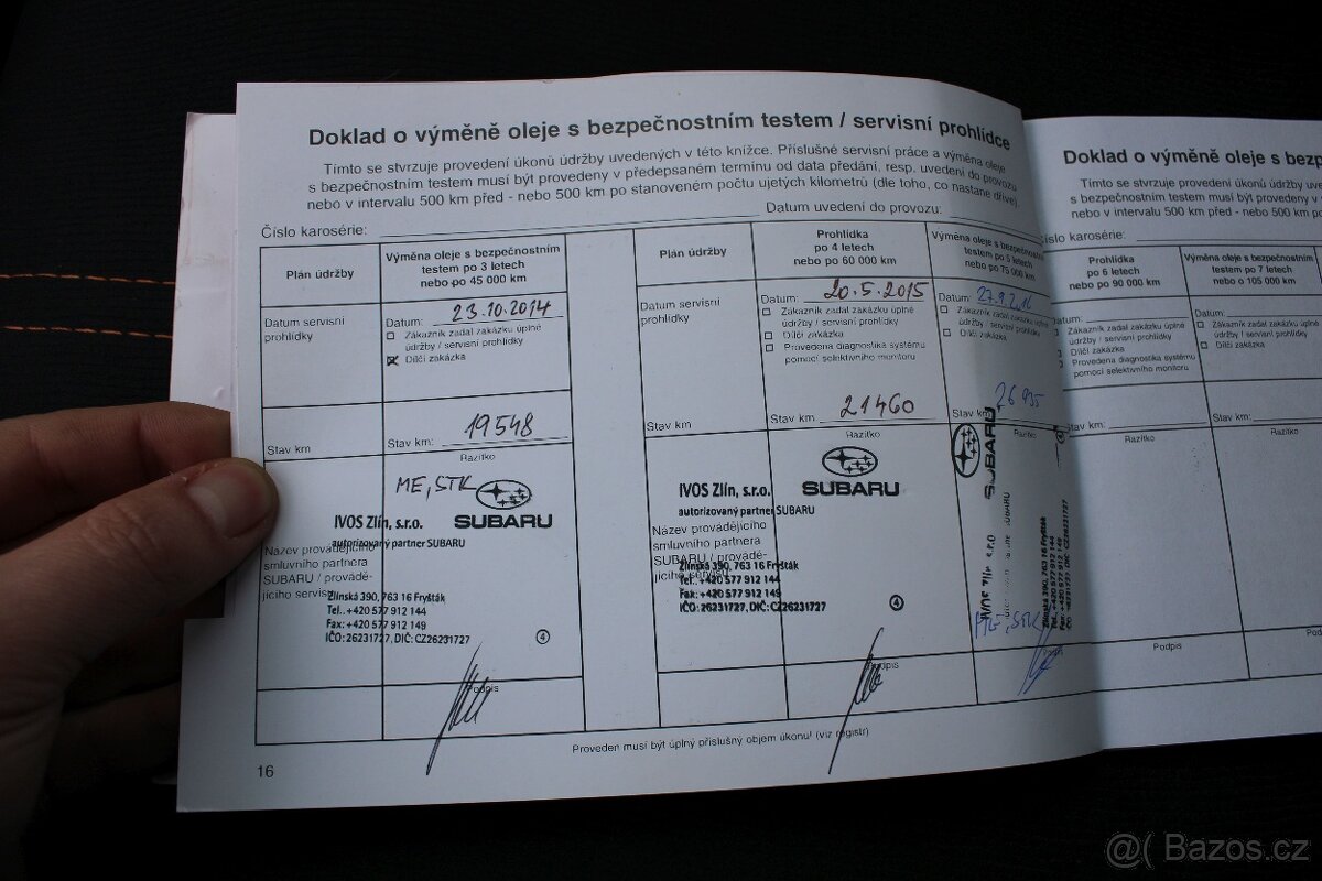 Subaru Forester, 2,0 D 1.maj. ČR - 17