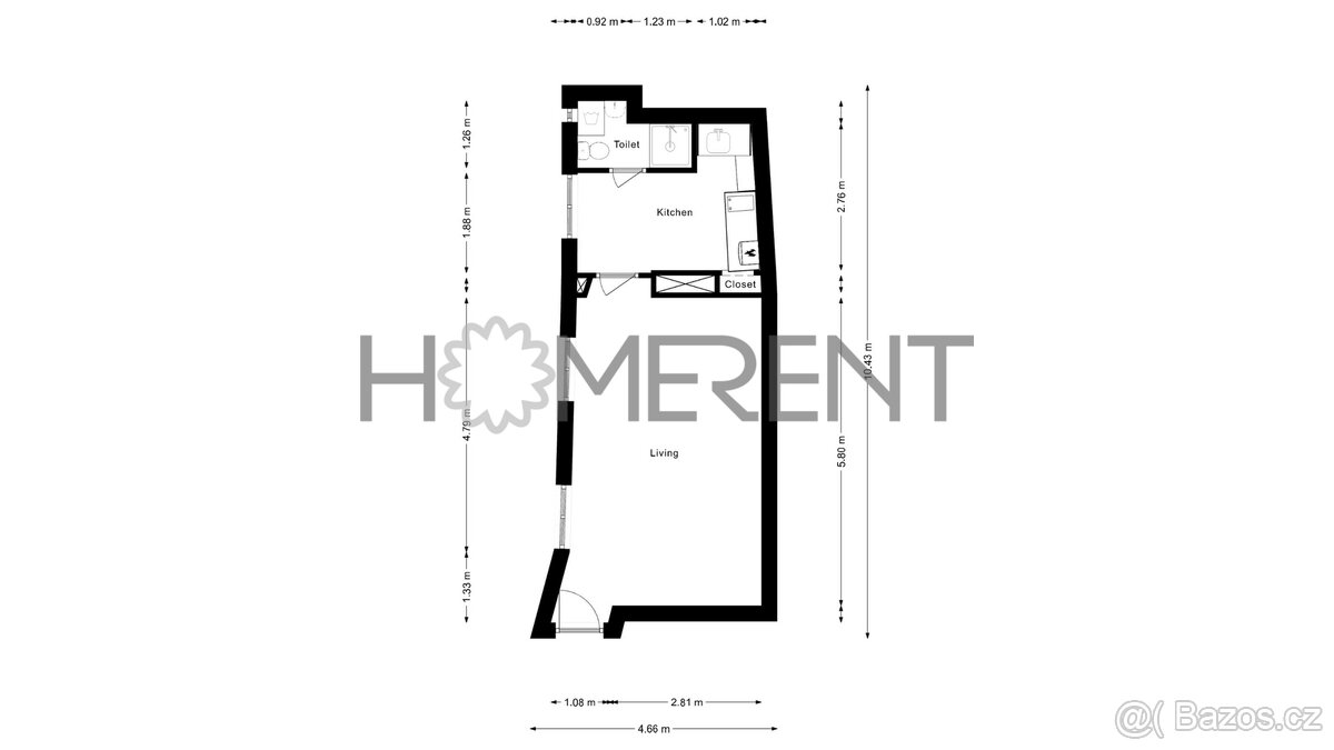 Útulný byt 1+1 s kouzlem staré Prahy – Malostranské náměstí - 17