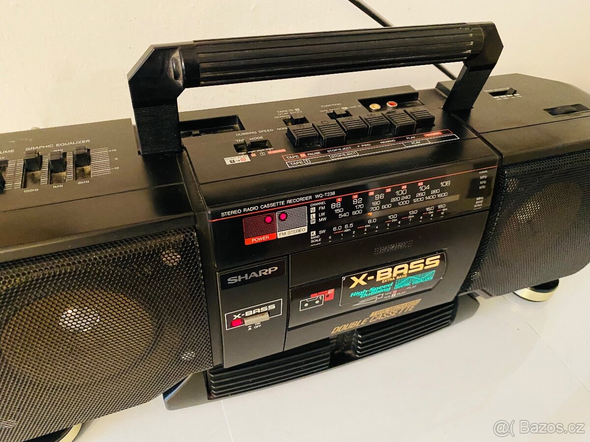 Radiomagnetofon Sharp WQ-T238H, rok 1989 - 17
