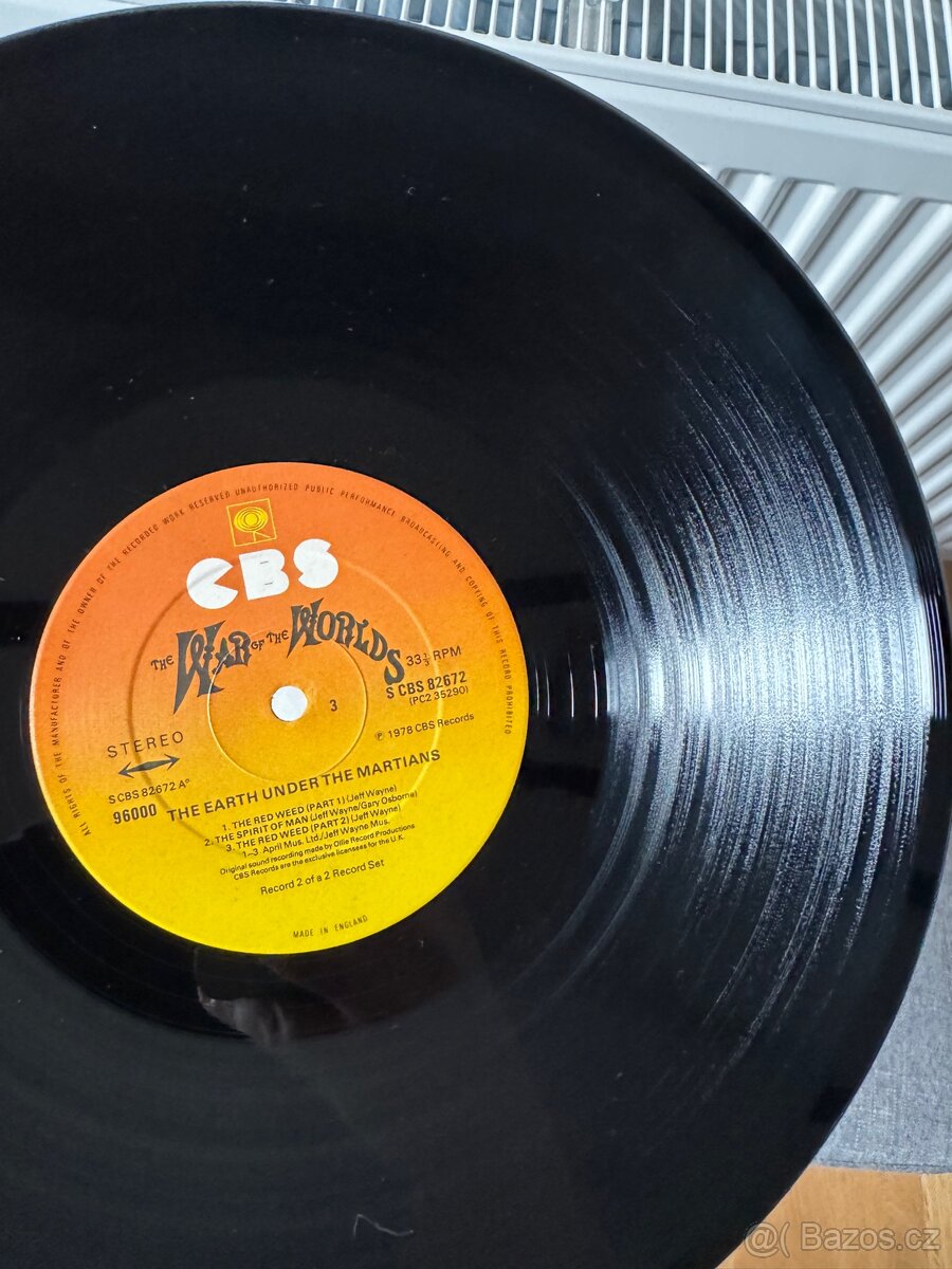 The War Of The Worlds | 1st uk 2LP press | Sticker | NM+ - 17