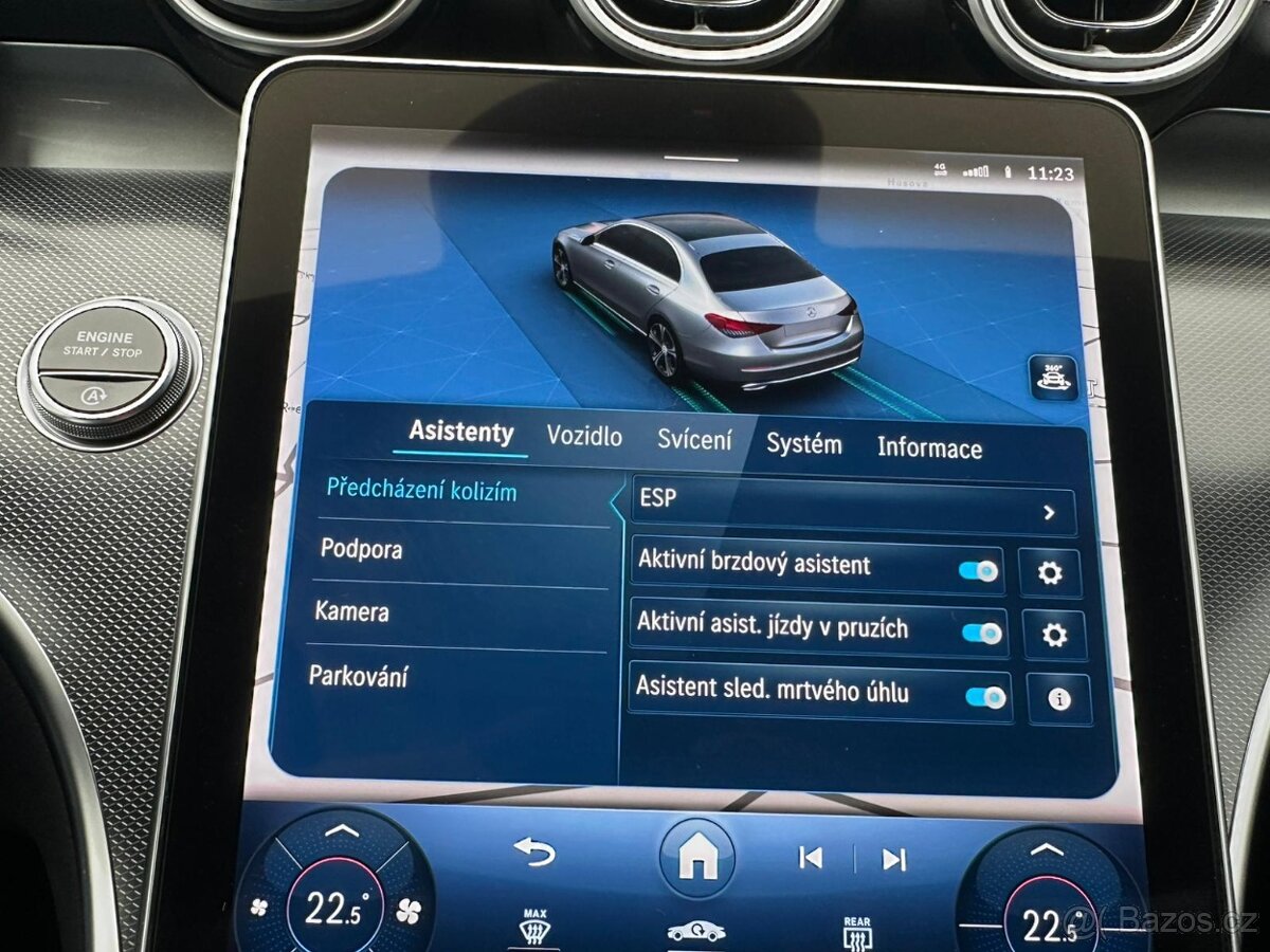 Mercedes-Benz Třídy C 200, 4MATIC, AMG, DPH, HYBRID - 17