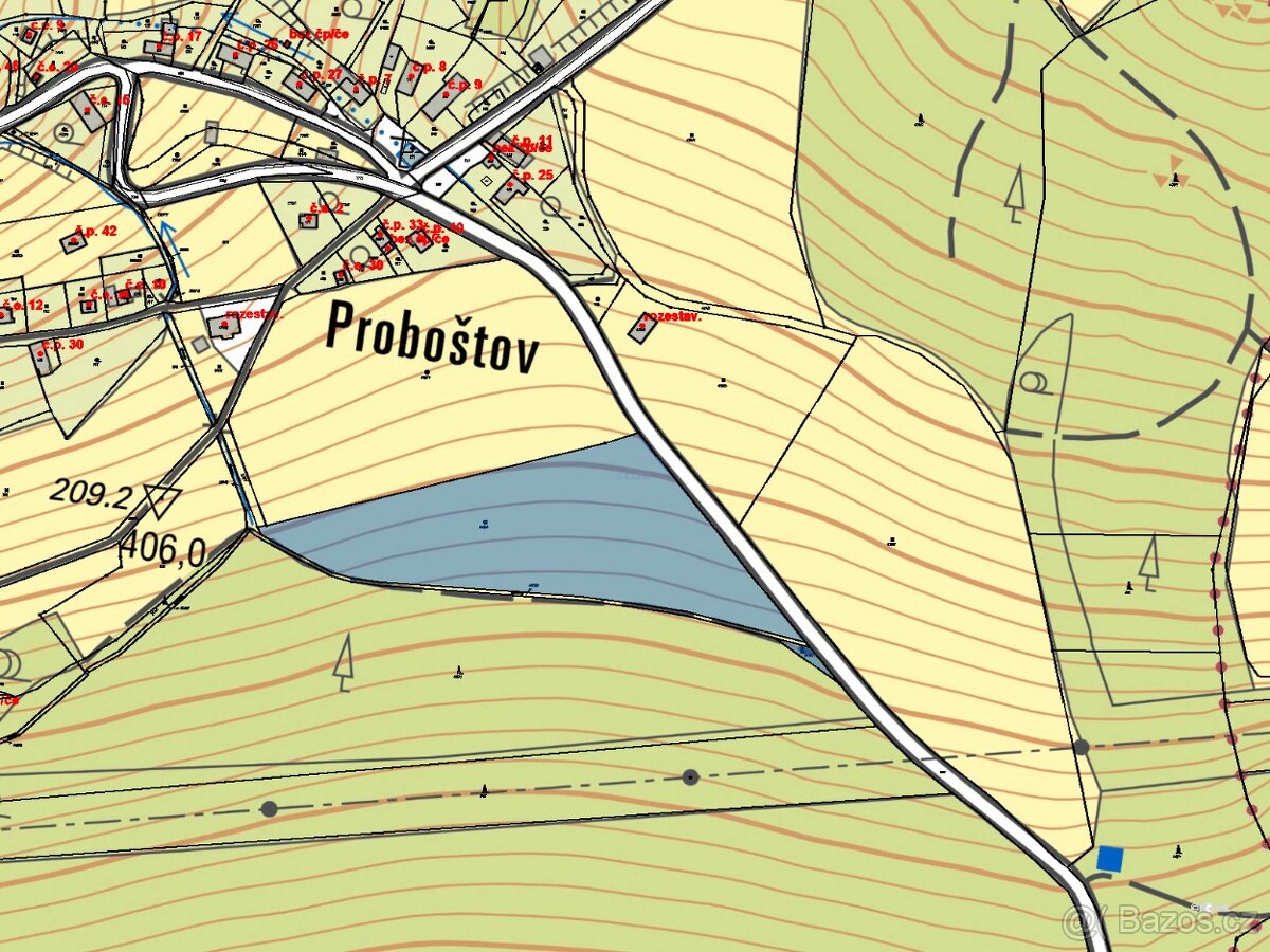 Prodej pozemku 15612 m² Proboštov Malečov okr.Ústí n/L - 17