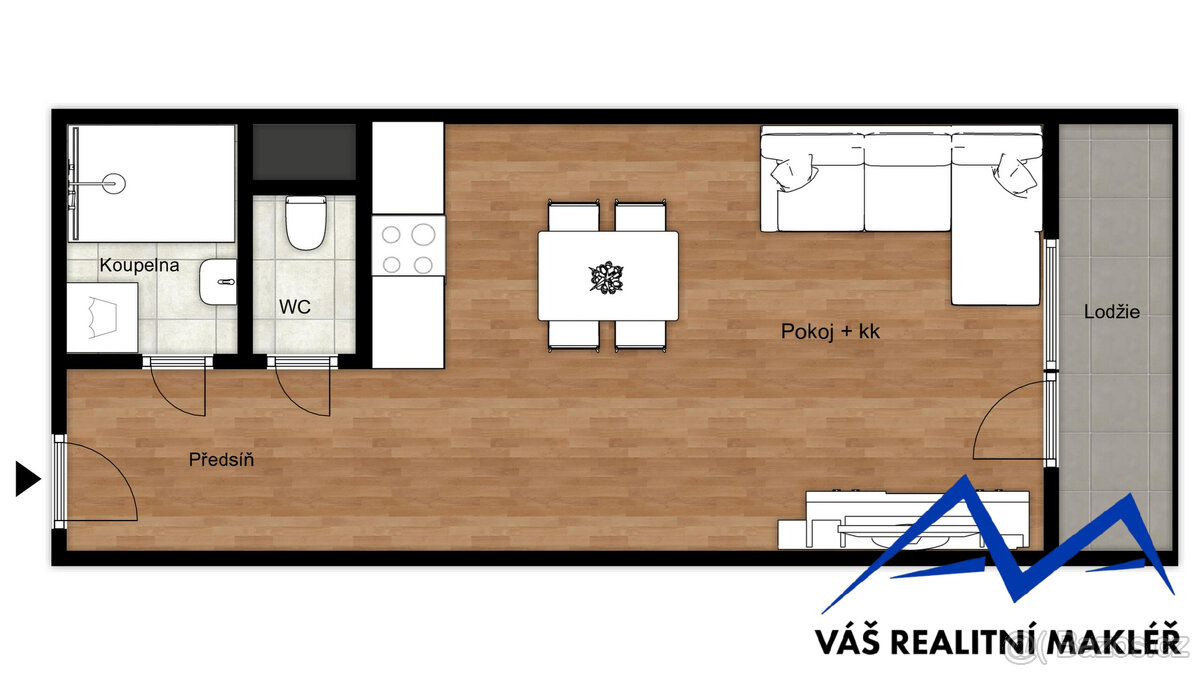 Prodej, byt 1+kk, Bohumín - Nový Bohumín, ul. Svat. Čecha - 17