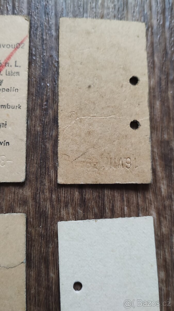 Kleště a jízdenky ČSD - 17