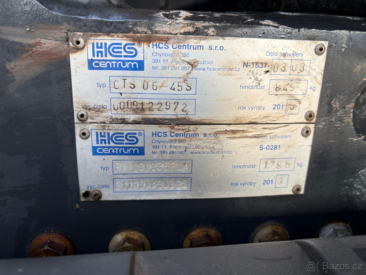 hákový nosič kontejnerů Iveco Eurocargo 120 hydraulická ruka - 17