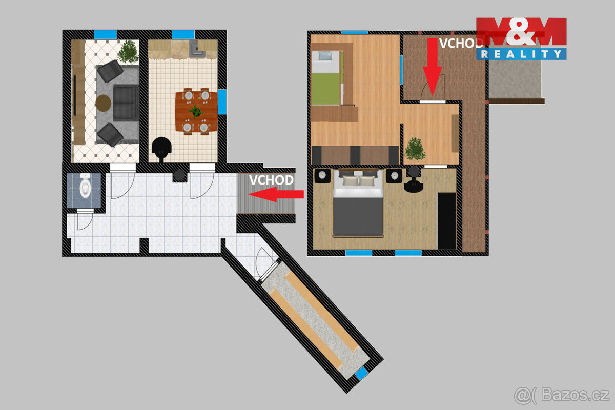Prodej chaty, 50 m², Třebovle - Království, pozemek 1756 m² - 17