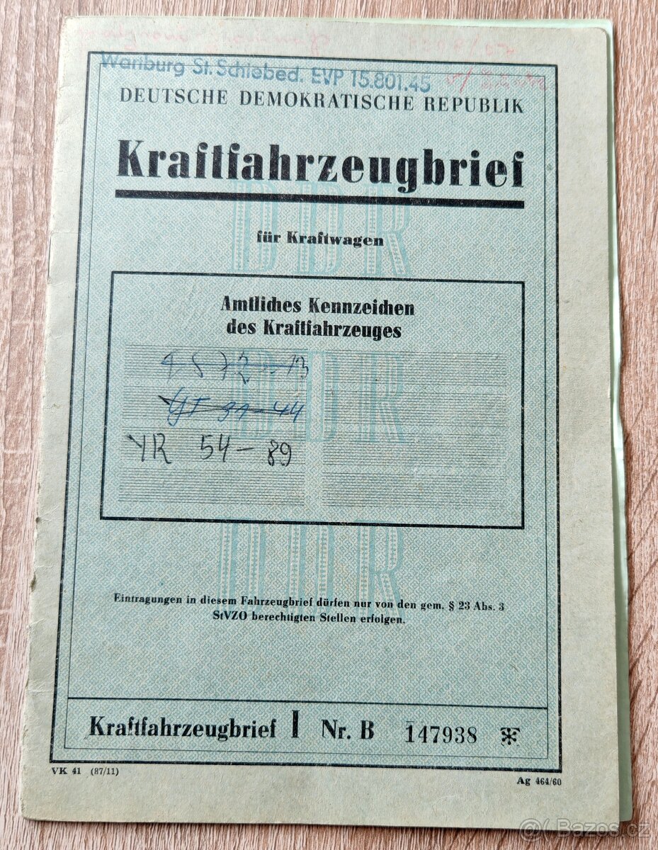 Wartburg 311 z roku 1965 - 17