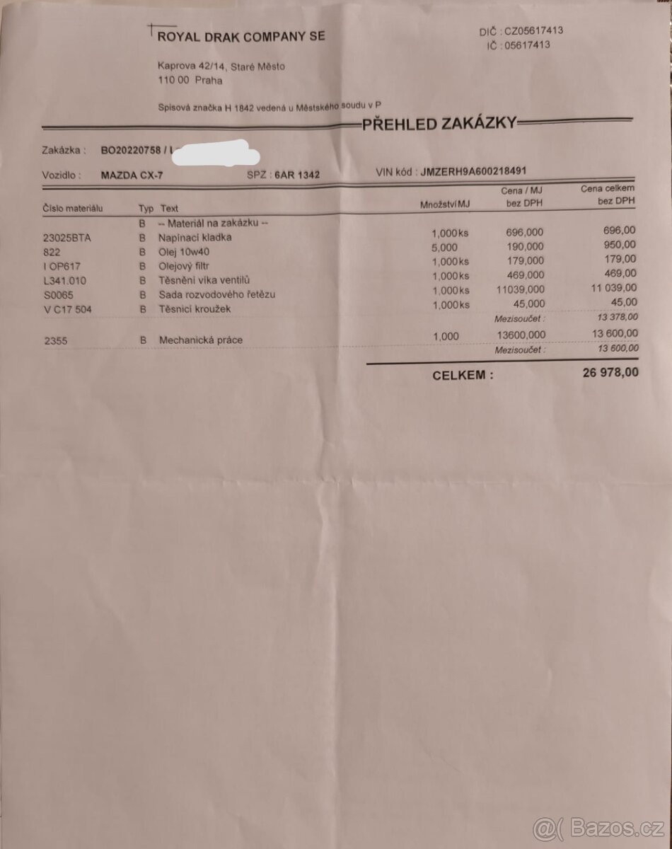 Mazda CX7 2.2 CD 127KW ČR - 17
