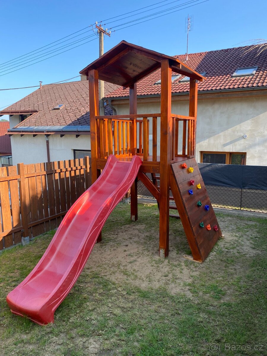 Dětské hřiště se skluzavkou a dovozem - 17