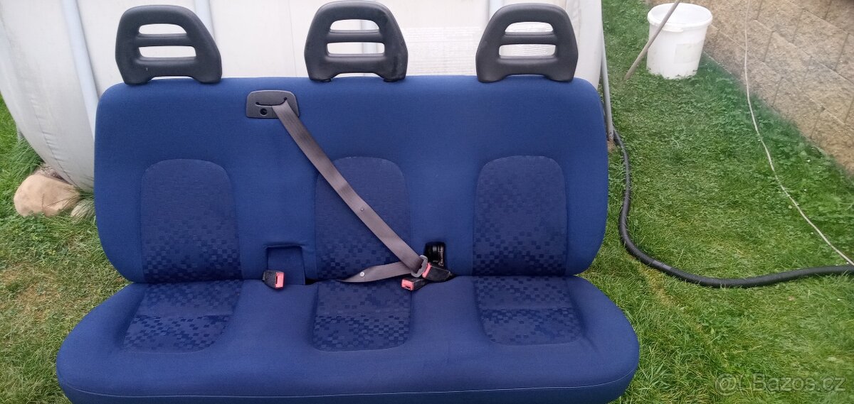 PRODÁM TROJSEDAČKU DO FIAT DUCATO 2002-2005 MODRÁ PĚKNÁ - 17