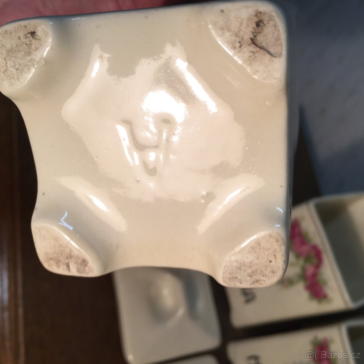 stoleté kořenky - dózy na potraviny - lahev na ocet - olej - 17