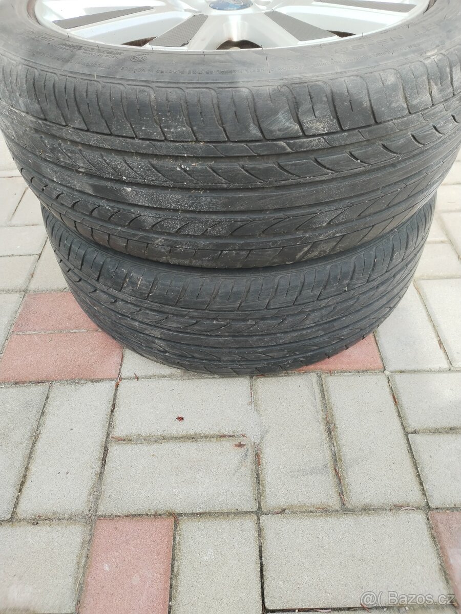 alu kola ford 5x108 r17 +pneu - 17