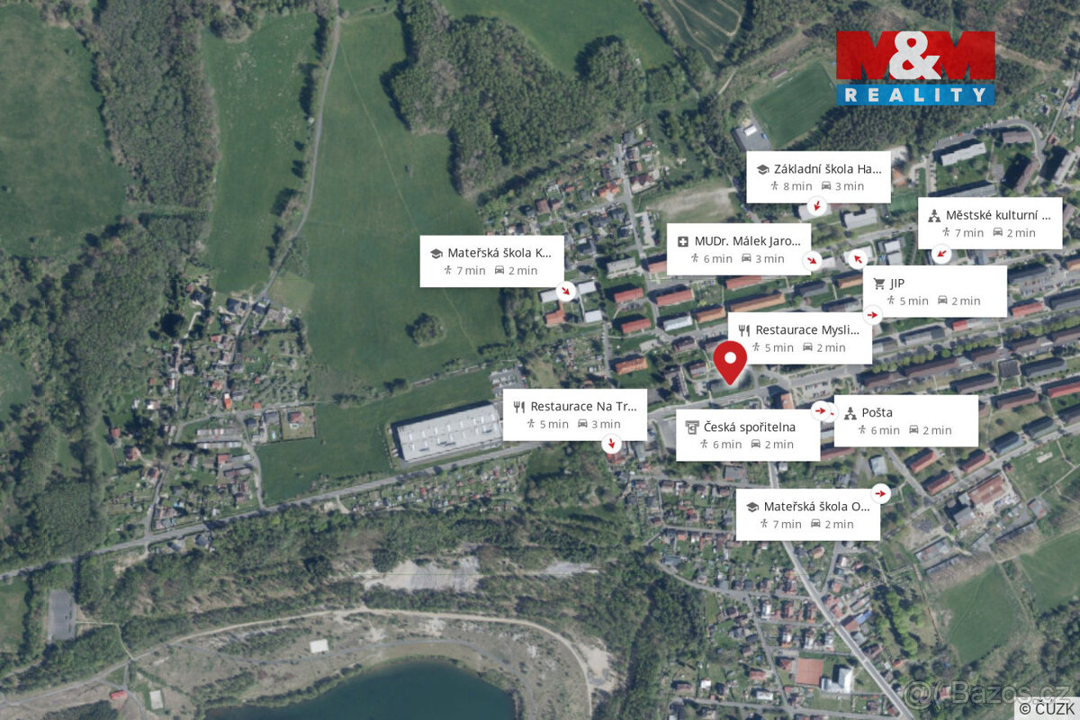 Prodej bytu 3+1, 75 m², Habartov, ul. 1. máje - 17