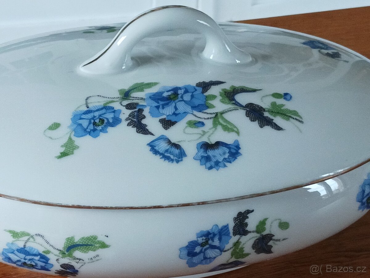 ART DECO PORCELÁNOVÁ TERINA MADESCLAIRE EMILE LIMOGES FRANCE - 17