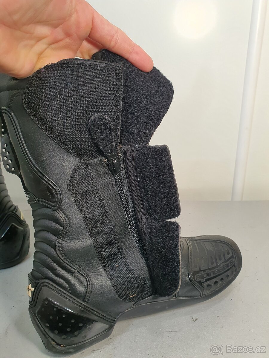 39 Alpinestars SMX-5 Vysoke boty na motorku Vel. - 17