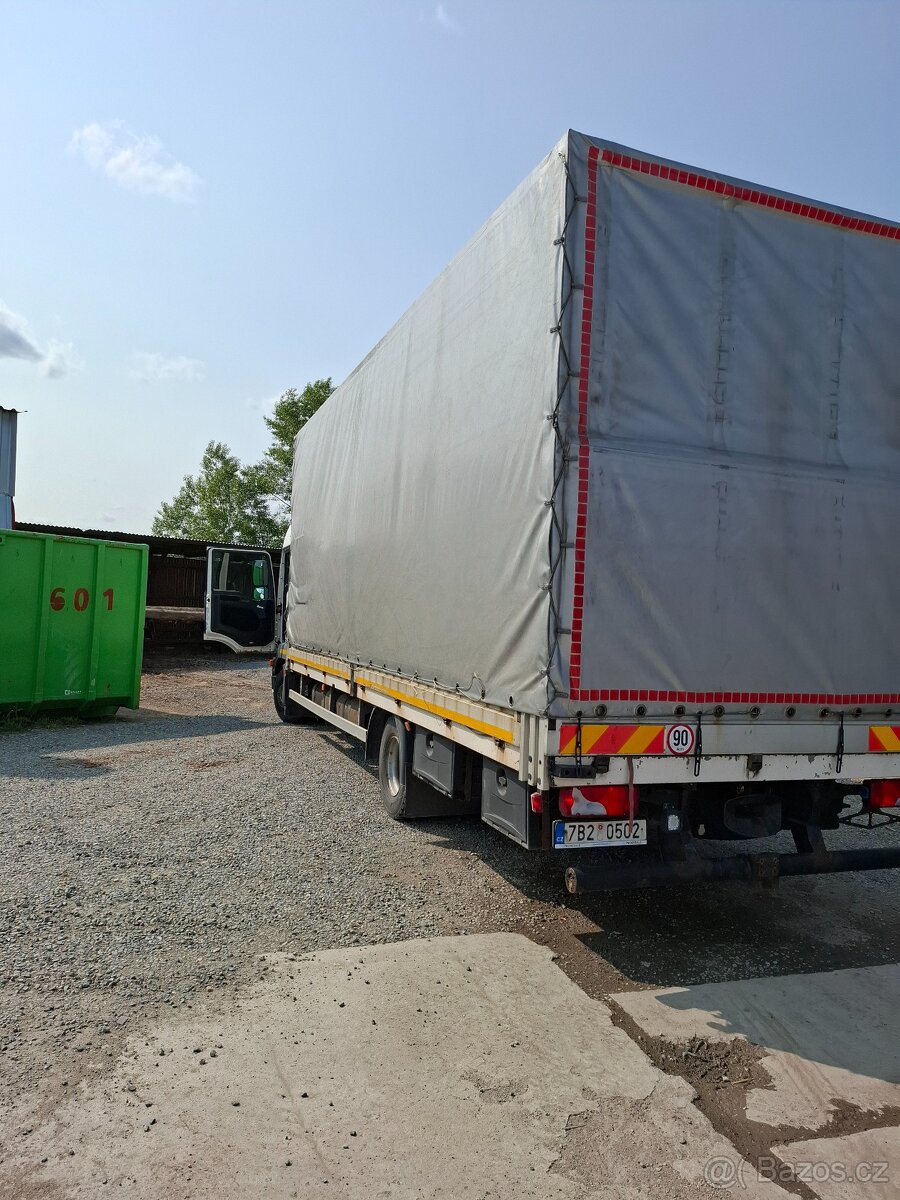 MAN TGL 12 250 rok. 2012 euro5. Valník plachta.18palet - 17