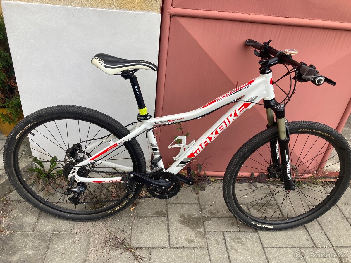 Dvě horská kola MAXBIKE – pánské a dámské, Shimano výbava - 17