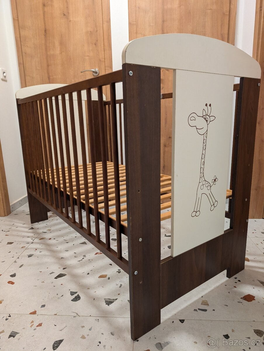 Dětská postýlka se žirafou 120x60 - 17