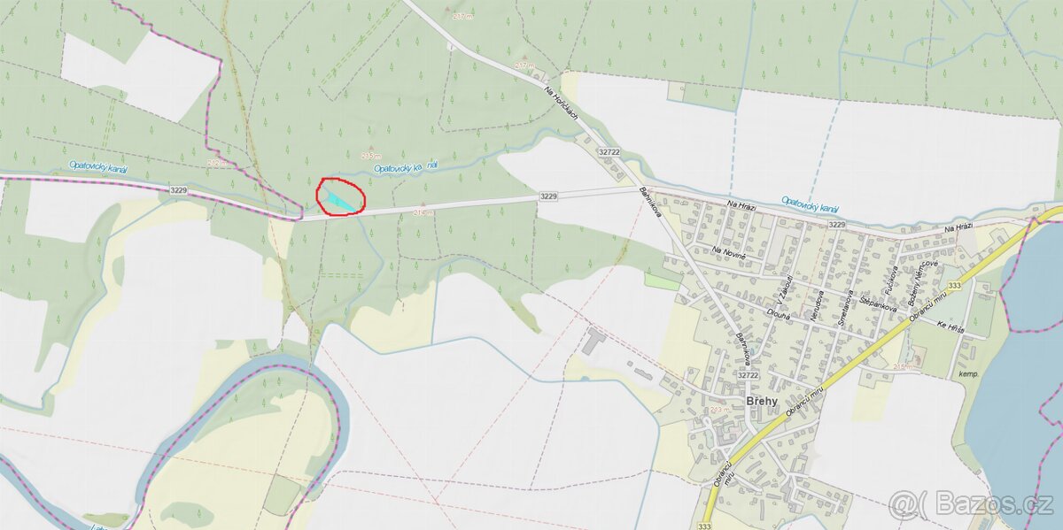 Prodám pozemky v k.ú. Břehy - 17