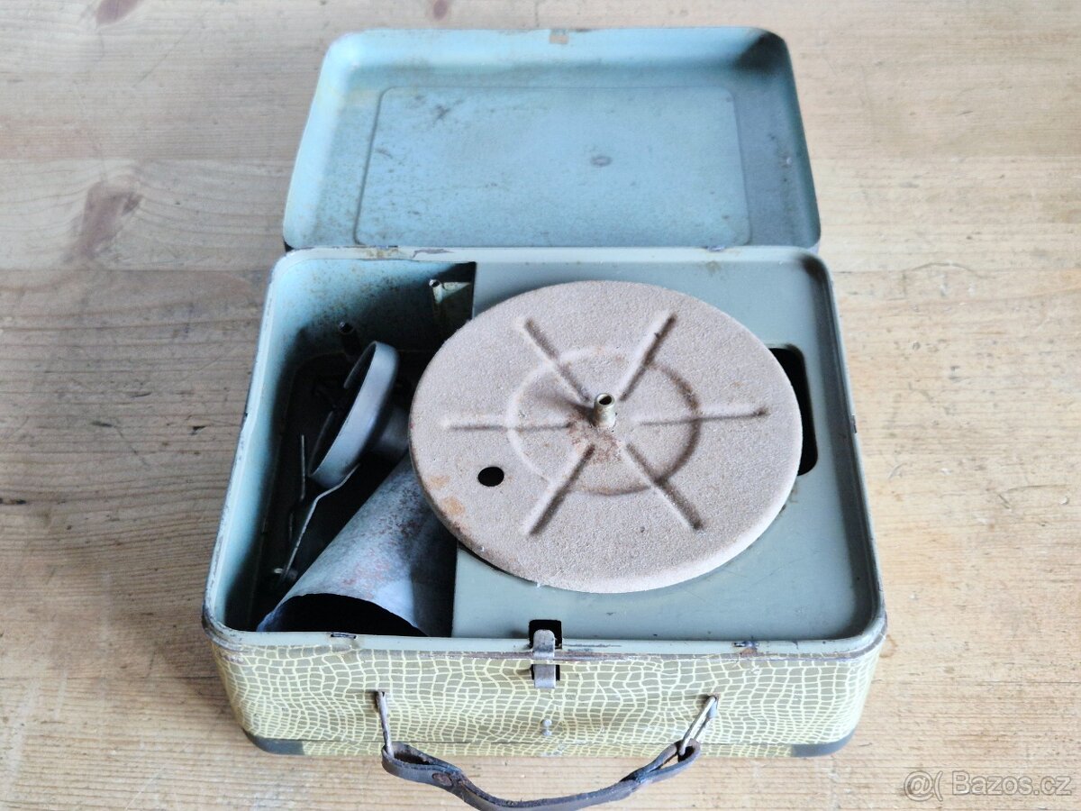 Starožitný dětský gramofon GBN Bing, 1930-40, Pingmyphone - 17