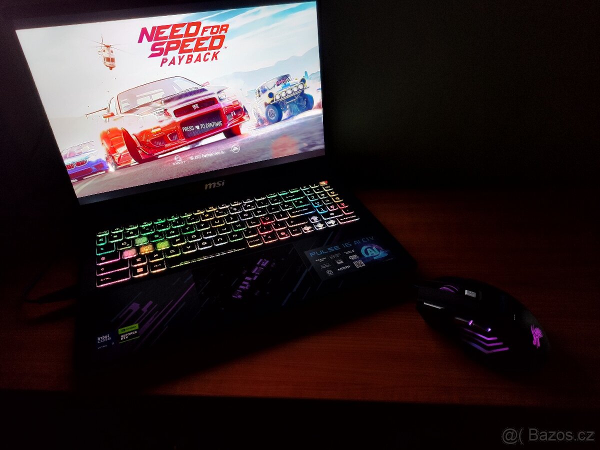 Msi Pulse 16,Ultra 7,RTX-8gb-140w,QHD+M.2 1T - 17
