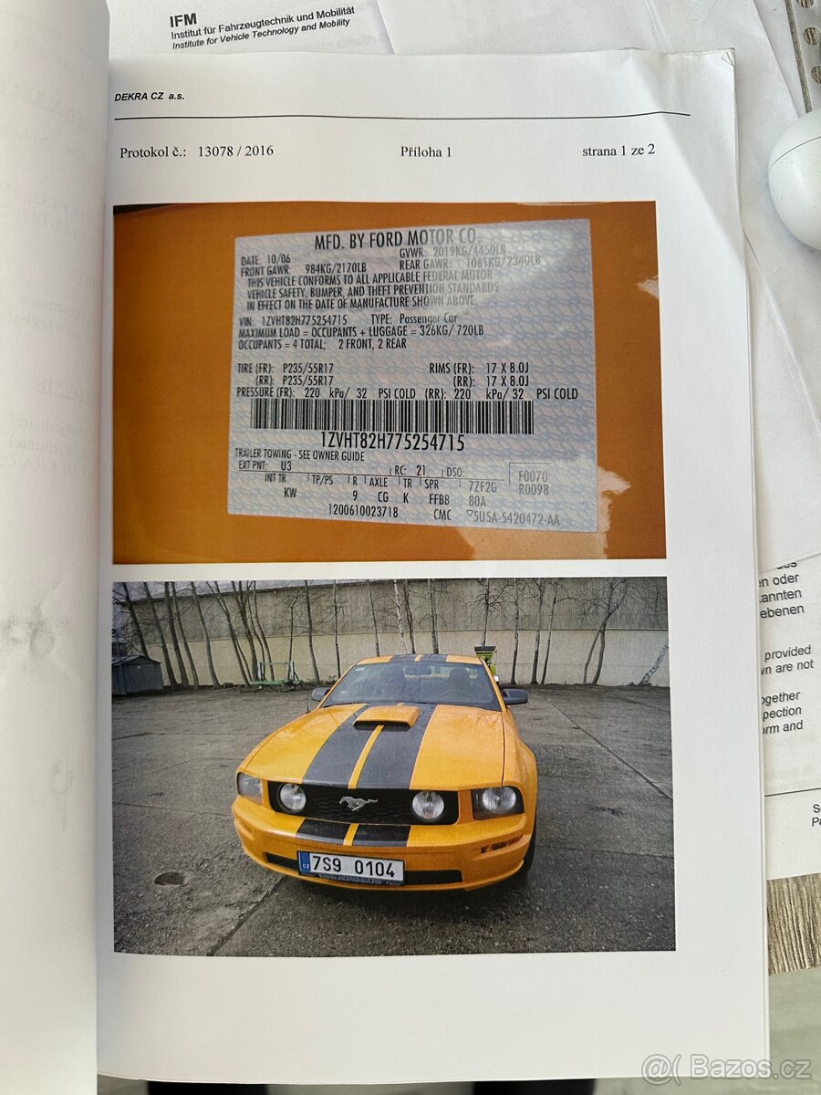 Alu mustang 5x114.3 - 17