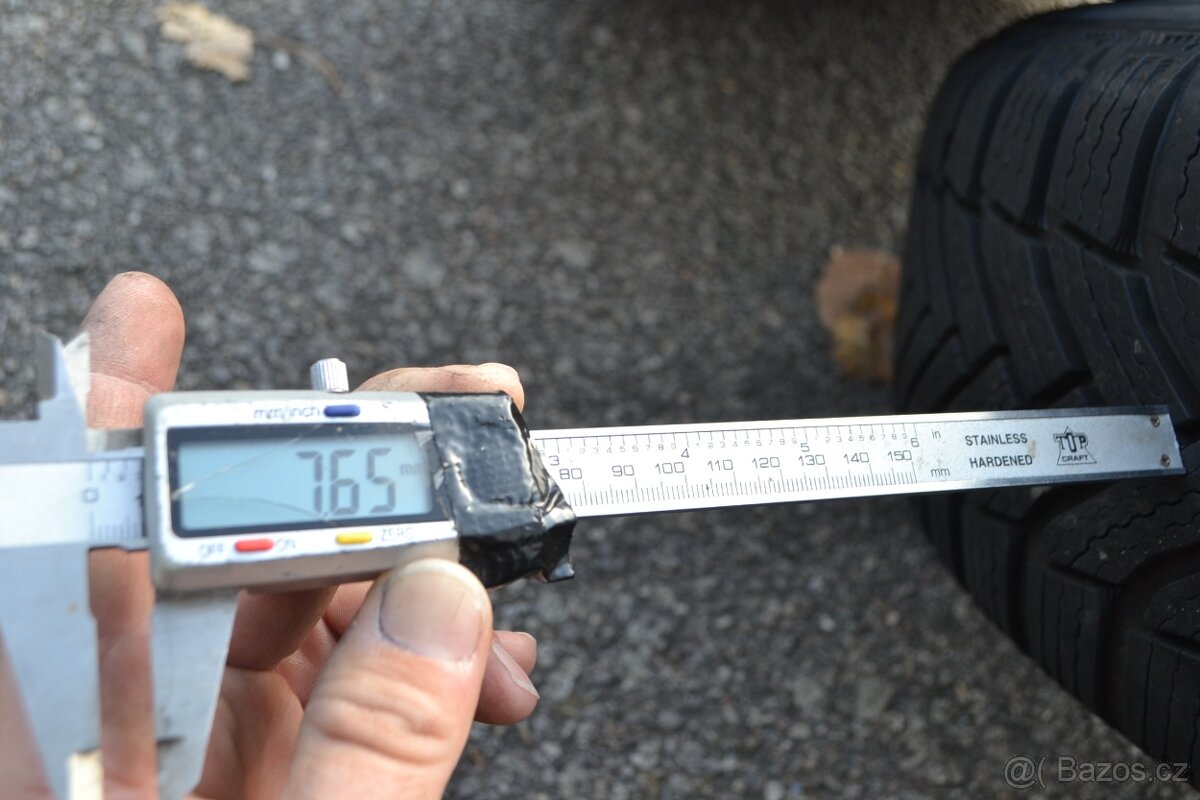 ZÁNOVNÍ sada 4ks zimní kola Š.Octavia II, III+ Michelin Alpi - 17