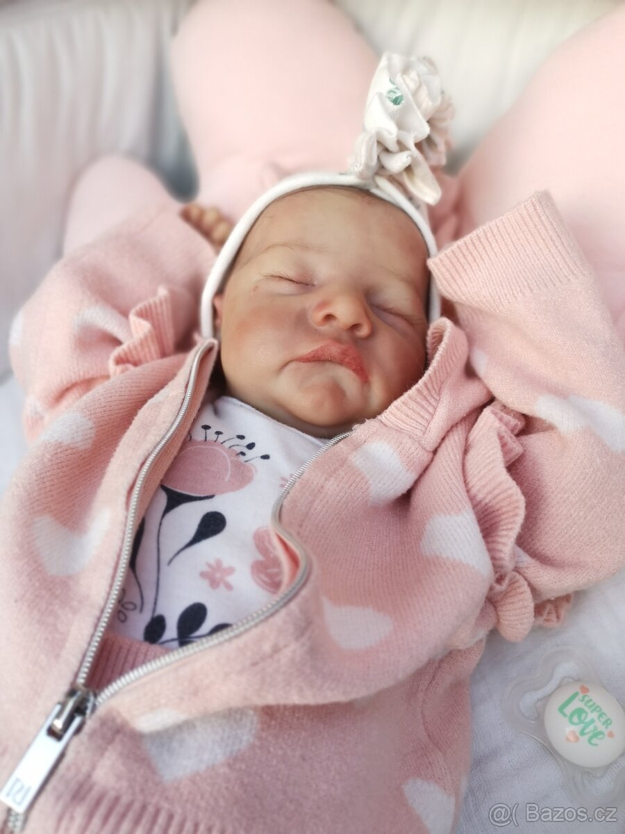 Krásná reborn holčička z kitu Levi - 17