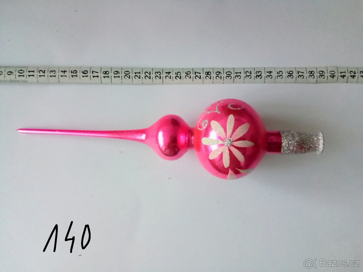 Vánoční, staré ozdoby, baňky - 17