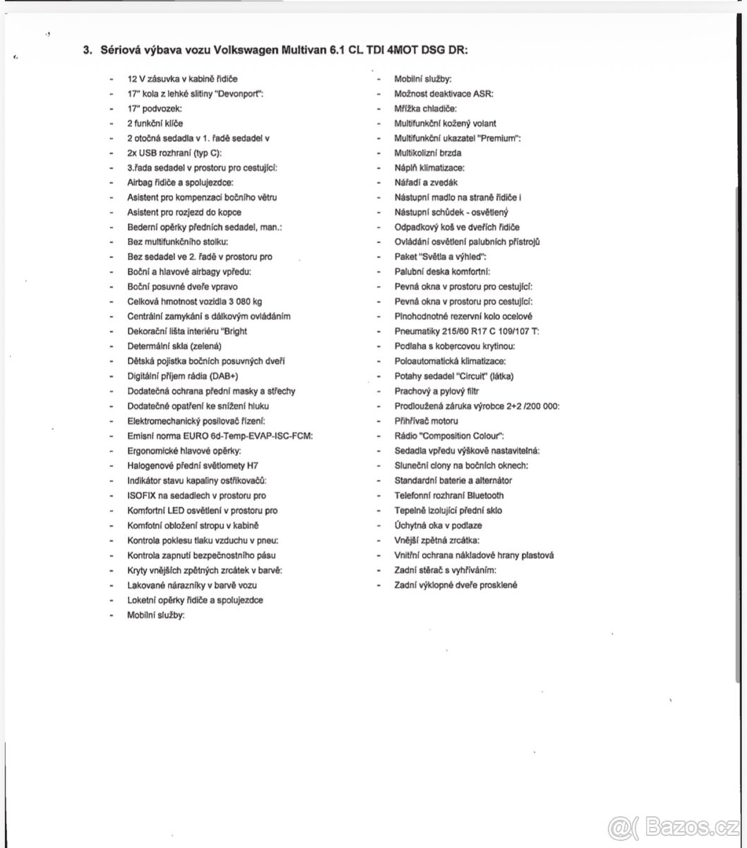 VOLKSWAGEN MULTIVAN BULLI / AUT / ZÁRUKA / DPH / LONG - 17