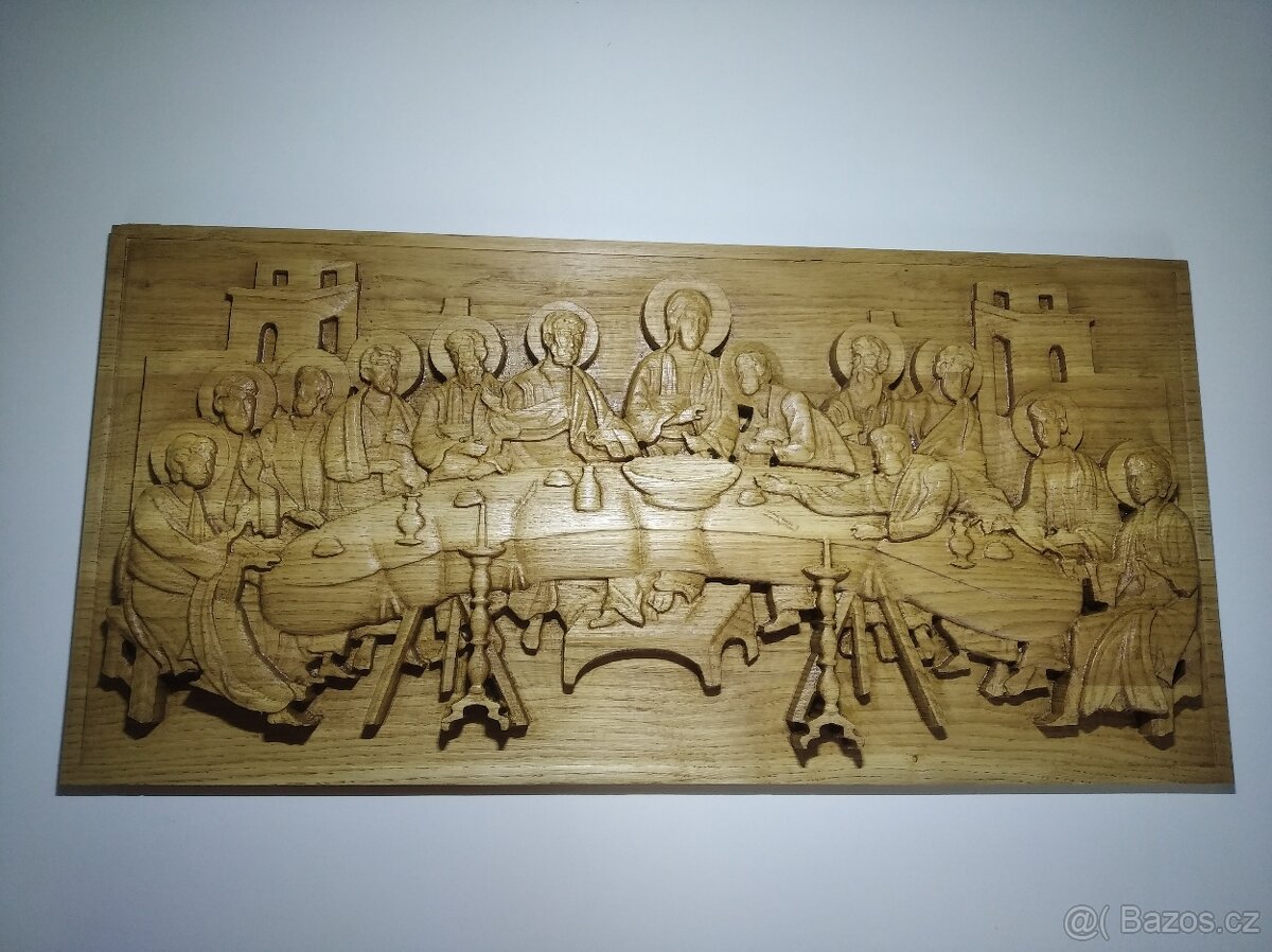 Madona, Ježíš , kříž, svícen, miska - 17