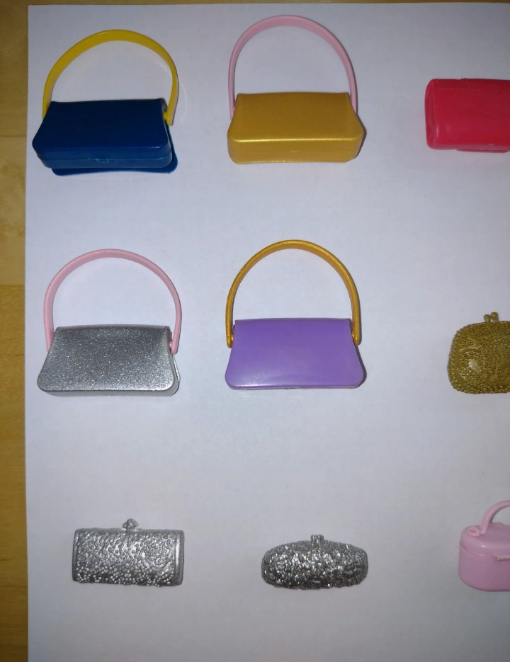 Kabelky, psaníčka, peněženka, diář pro panenky - 17