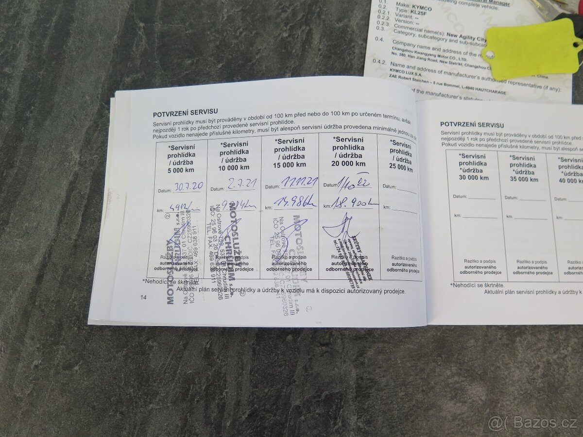 Kymco Agility 16+ 125, plexi, kufr - 17