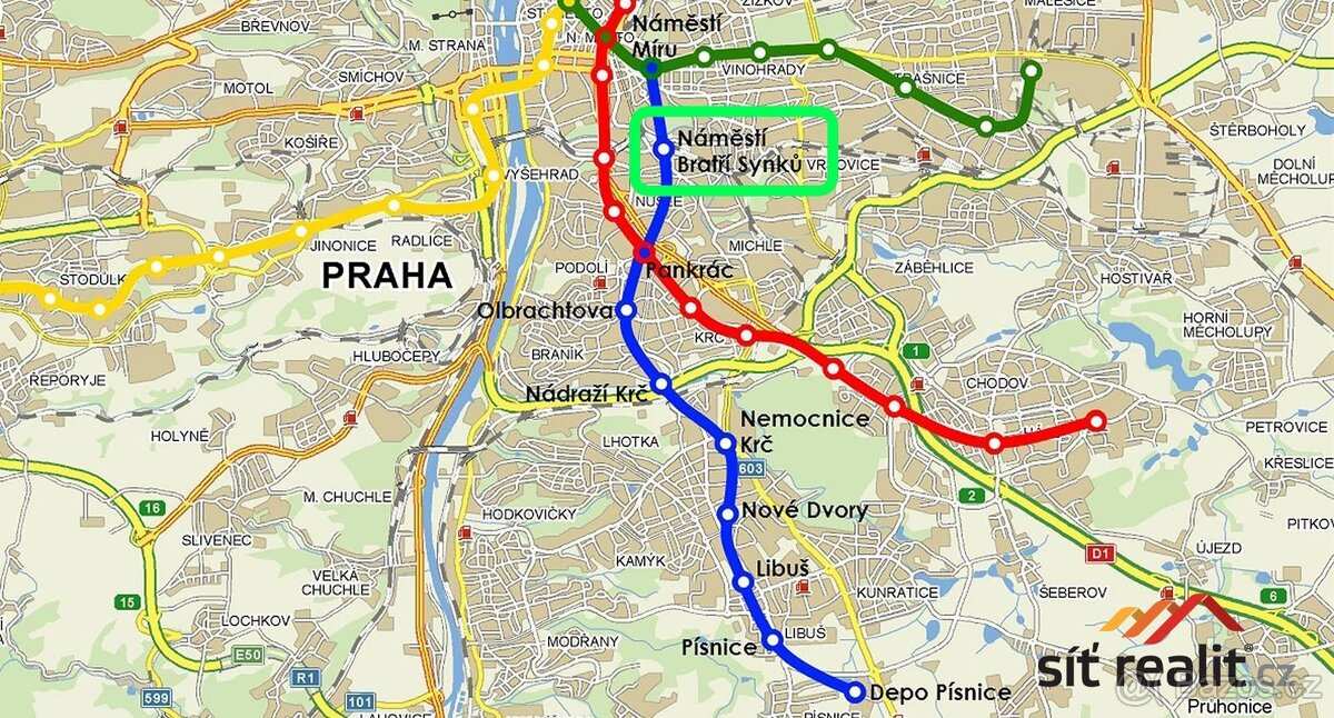 Prodej 3+kk, 62m2, skvělá lokalita, výborná dostupnost MHD, - 17