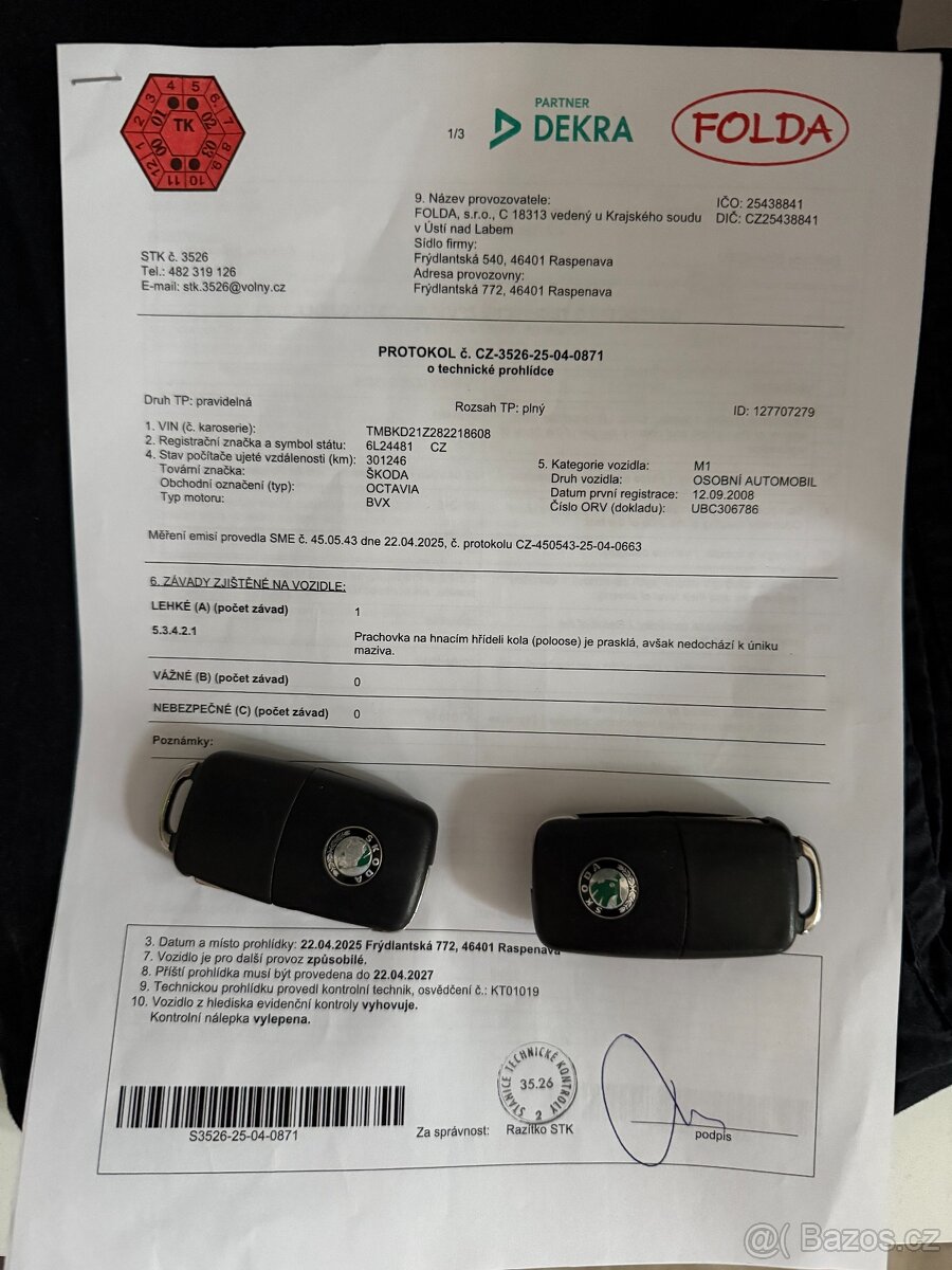 Škoda Octavia SCOUT 2.0 FSI 110 kW, 306.961 km, nové rozvody - 17