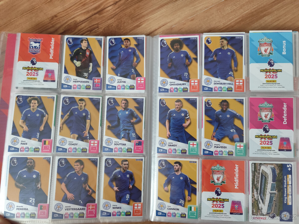 Fotbalové kartičky Adrenalyn Premier League 2025 - 17