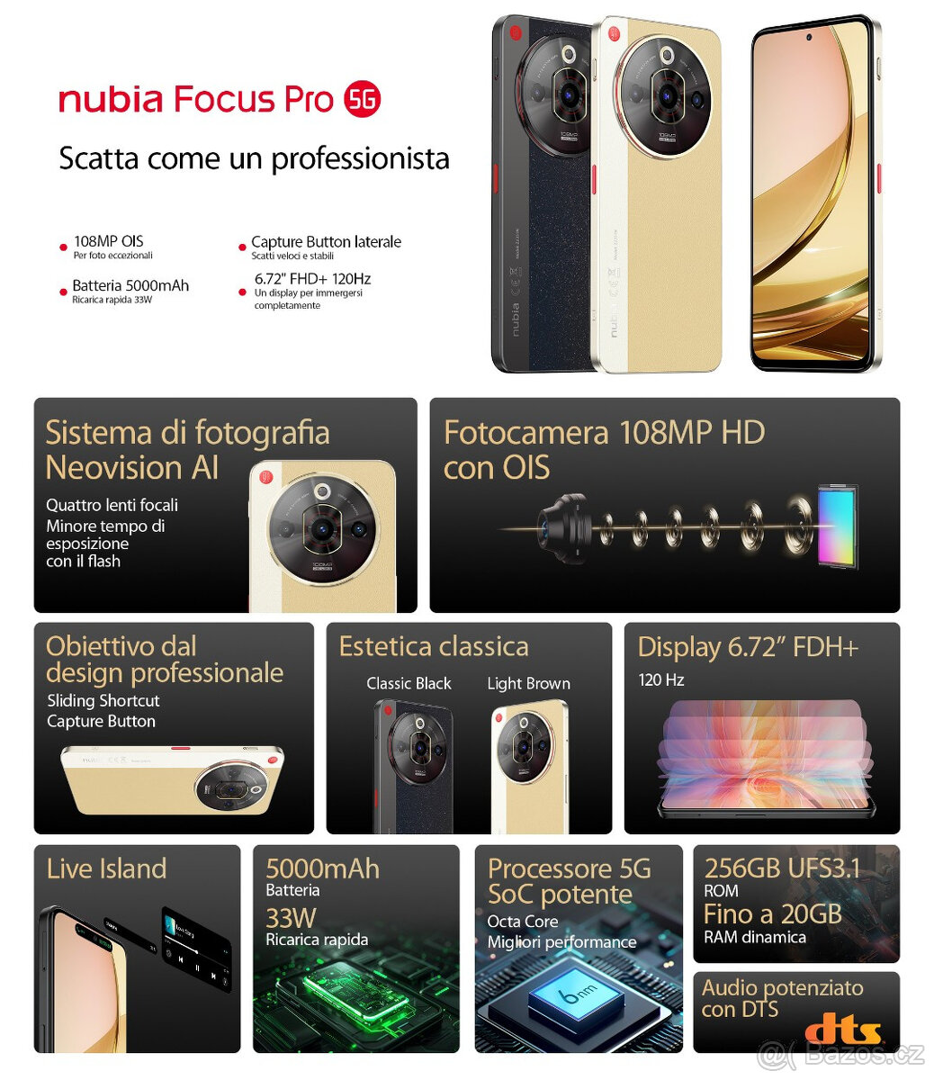 Nubia Focus Pro 5G 20GB/256GB - 17