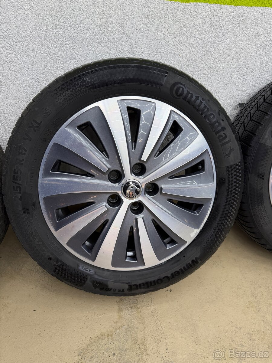 Prodám zimní pneu +alu - 17