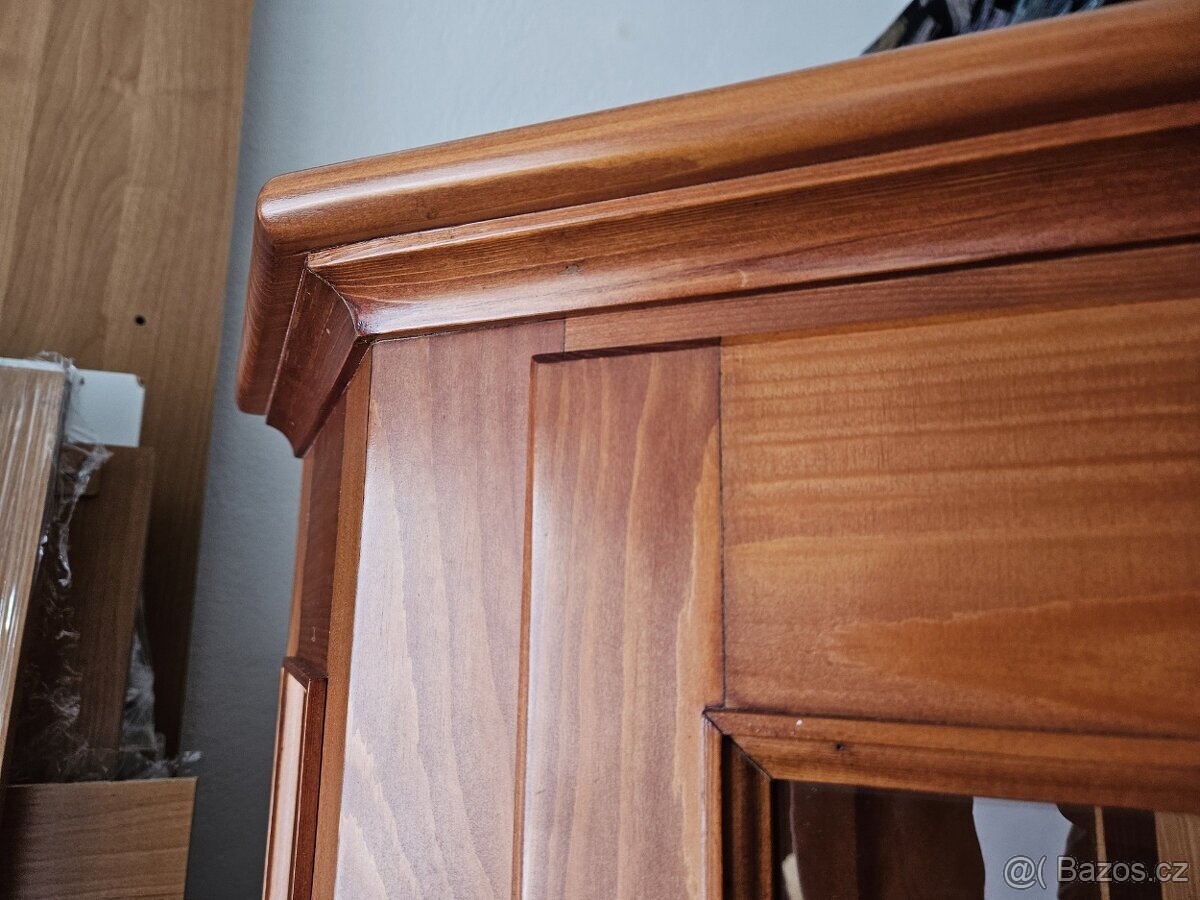 Komoda + rohová vitrína - masiv - Třebíčsko - 17