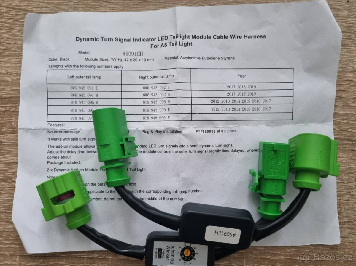 LED Moduly zadné dynamické smerovky Audi - 17