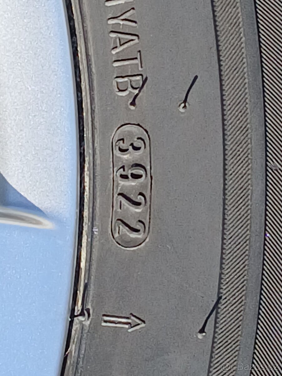 Zimní orig alu kola Škoda Kodiaq 215/65/17 vzorek 7,5mm - 17