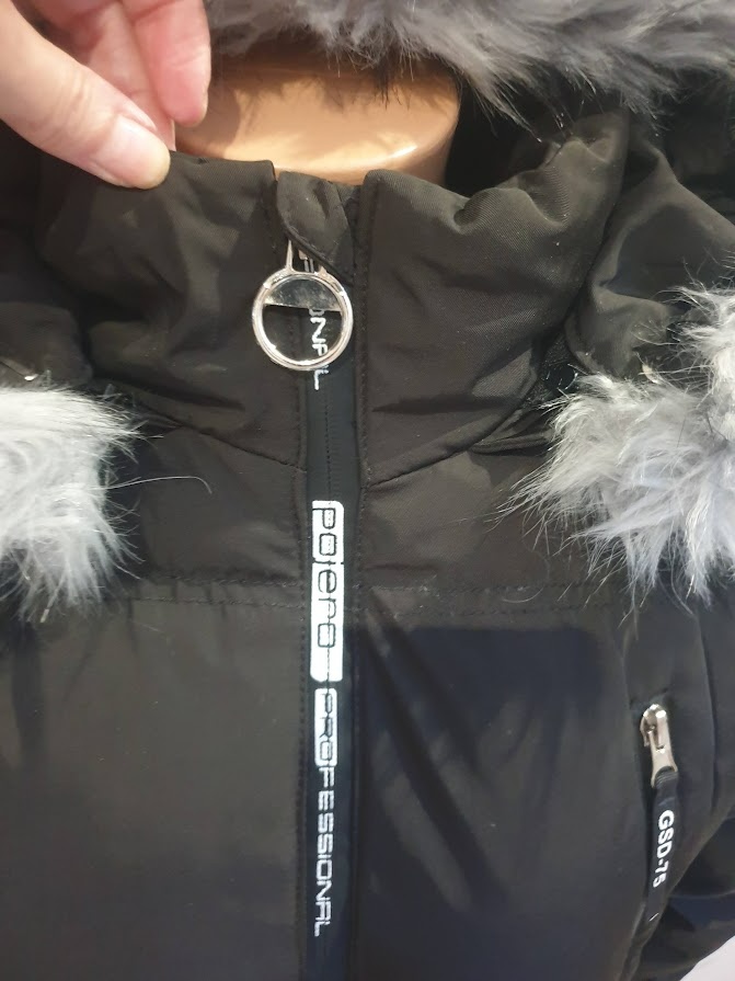 Krásná delší zimní bunda na hory - 17